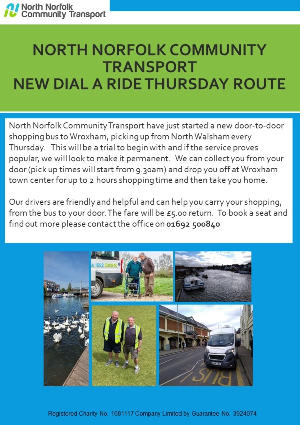 New NNCT Route to Wroxham 